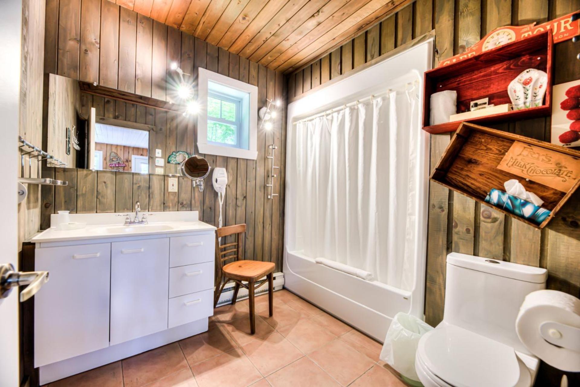 Domaine Chalets Des Pins Rawdon Exterior foto