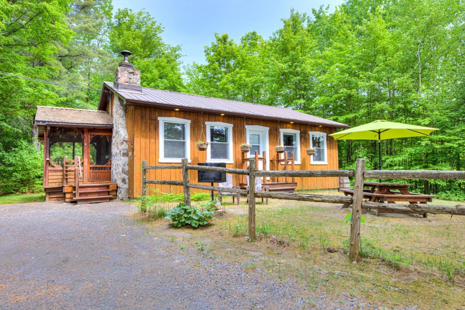 Domaine Chalets Des Pins Rawdon Exterior foto